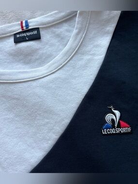 Le Coq Sportif Colorblock Crewneck Sweatshirt Mens Large French Euro Sport Logo